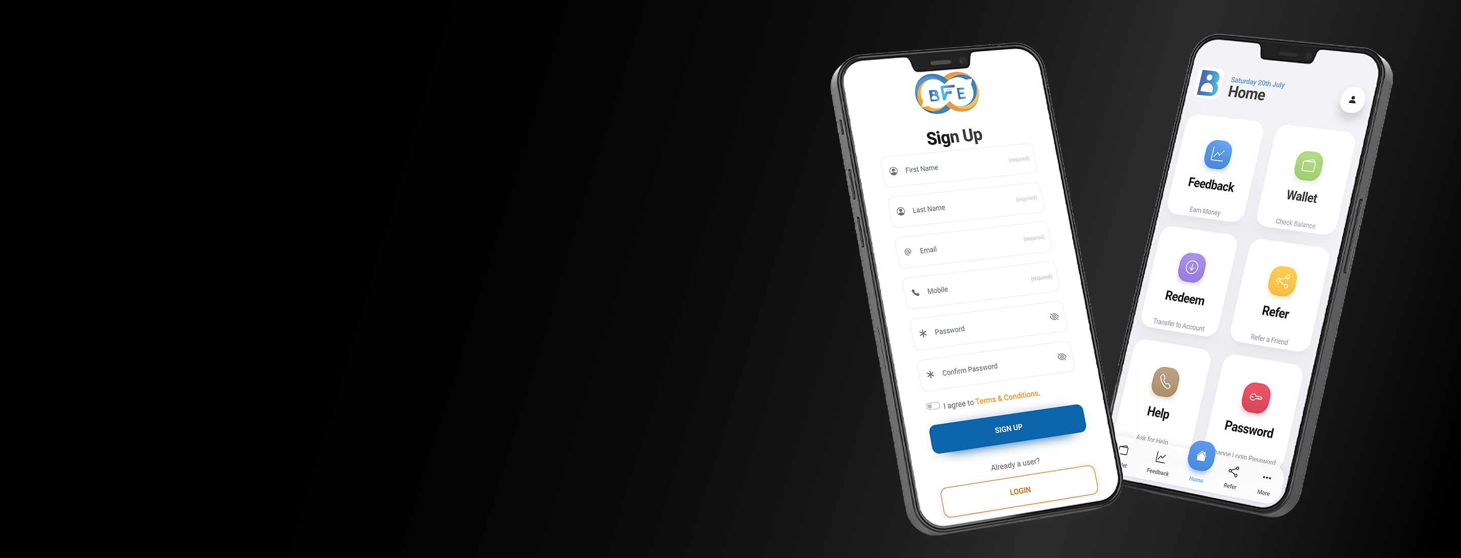 App-features banner
